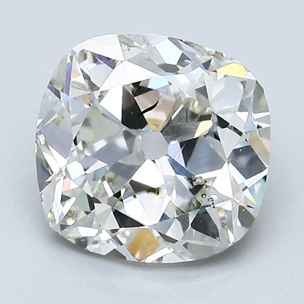 2.09 Carat Old Miner Cut Engagement Natural Mined Diamond J Color SI2 Clarity With GIA Certificate, natural diamonds, precious stones, engagement diamonds