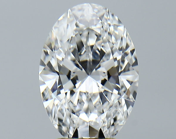 Lab-Grown 3.28 Carat Oval Shape Diamond color E Clarity VVS1, precious stones, engagement diamonds