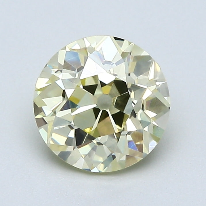 1.16 Carat Old European Cut Antique Natural Mined Diamond Fancy Light  Yellow Color VS1 Clarity With GIA Certificate, natural diamonds, precious stones, engagement diamonds