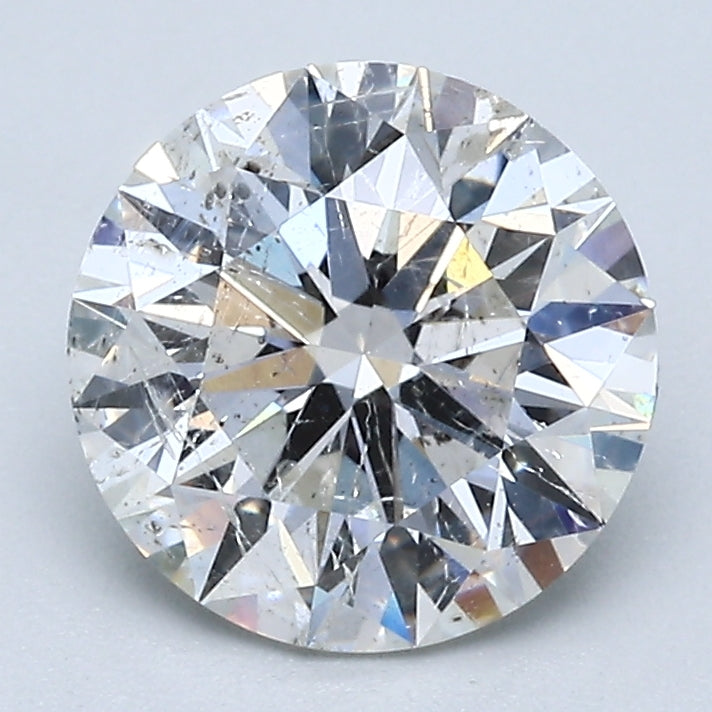 2.00 Carat Round Brilliant Diamond color H Clarity I1, natural diamonds, precious stones, engagement diamonds