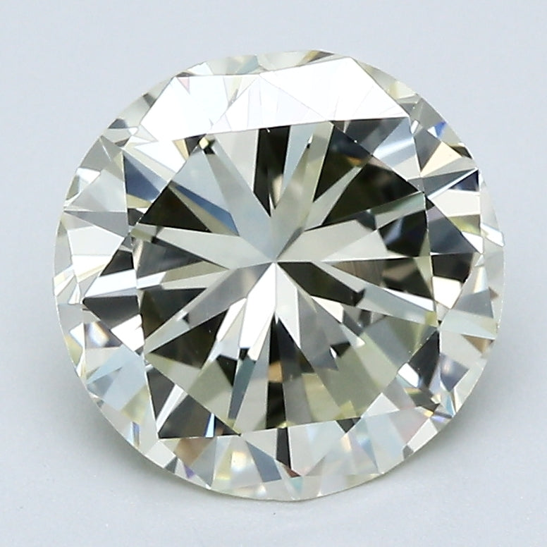 3.01 Carat Round Brilliant Natural Mined Diamond N Color VS2 Clarity With GIA Certificate, natural diamonds, precious stones, engagement diamonds