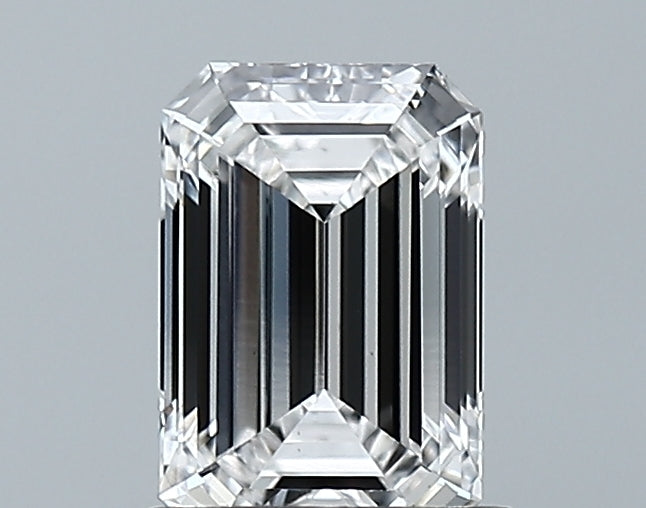 Lab-Grown 1.05 Carat Emerald Cut Diamond color E Clarity VS2 With GIA Certificate, precious stones, engagement diamonds