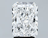 Lab-Grown 2.82 Carat Radiant Cut Diamond color D Clarity VS1 With GIA Certificate, precious stones, engagement diamonds