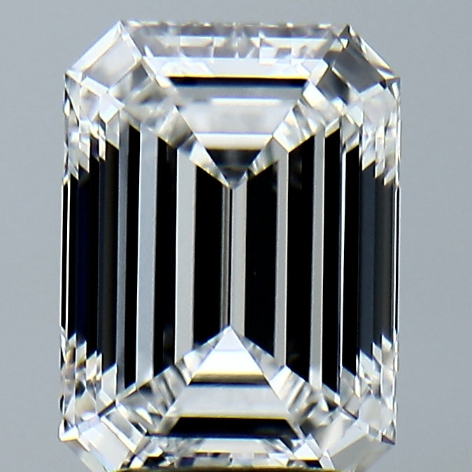Lab-Grown 3.10 Carat Emerald Cut Diamond color E Clarity VVS2, precious stones, engagement diamonds