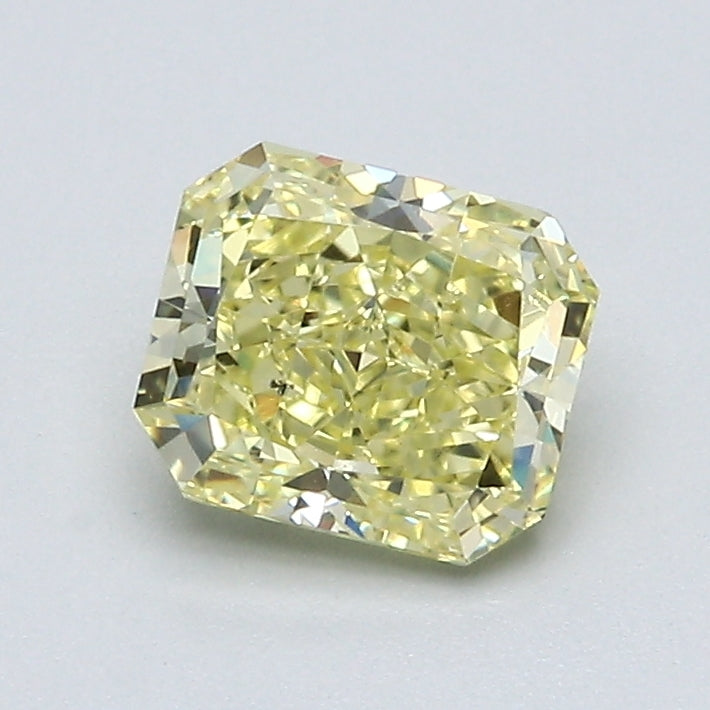 1.07 Carat Radiant Cut Natural Mined Diamond Fancy Intense Fancy Yellow Color SI2 Clarity With GIA Certificate, natural diamonds, precious stones, engagement diamonds