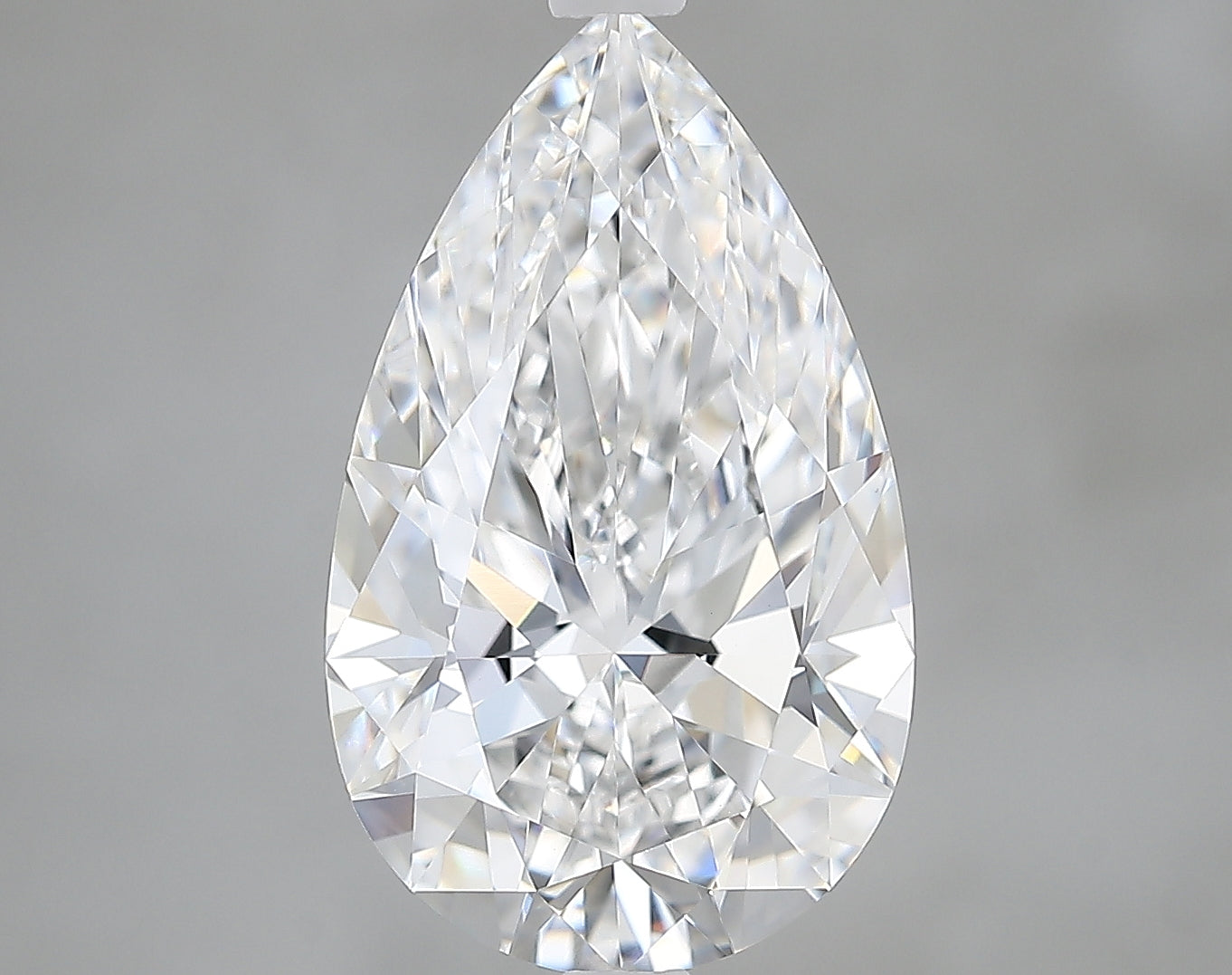Lab-Grown 3.40 Carat Pear Shape Diamond color E Clarity VVS2 With GIA Certificate, precious stones, engagement diamonds