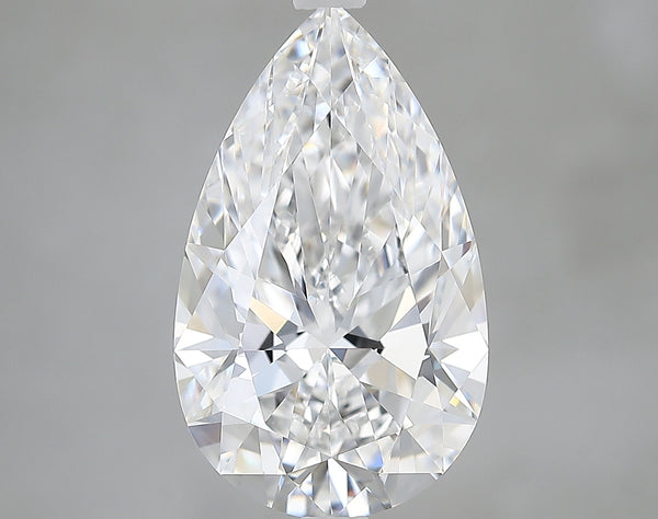Lab-Grown 3.40 Carat Pear Shape Diamond color E Clarity VVS2 With GIA Certificate, precious stones, engagement diamonds
