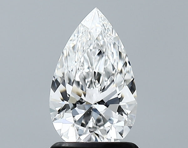 Lab-Grown 1.15 Carat Pear Shape Diamond color E Clarity VVS1 With GIA Certificate, precious stones, engagement diamonds