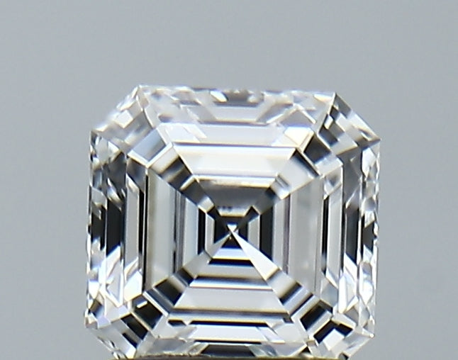 Lab-Grown 1.22 Carat Asscher Cut Diamond color D Clarity VVS2 With GIA Certificate, precious stones, engagement diamonds