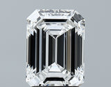 Lab-Grown 2.56 Carat Emerald Cut Diamond color E Clarity VVS2 With GIA Certificate, precious stones, engagement diamonds