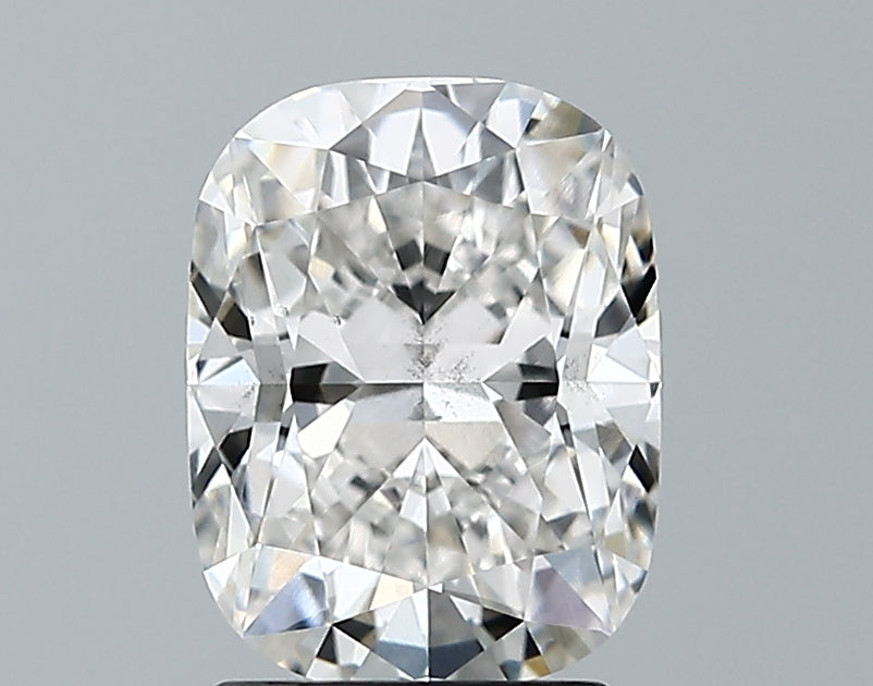 Lab-Grown 2.01 Carat Cushion Modified Brilliant Cut Diamond color G Clarity VS2 With GIA Certificate, precious stones, engagement diamonds
