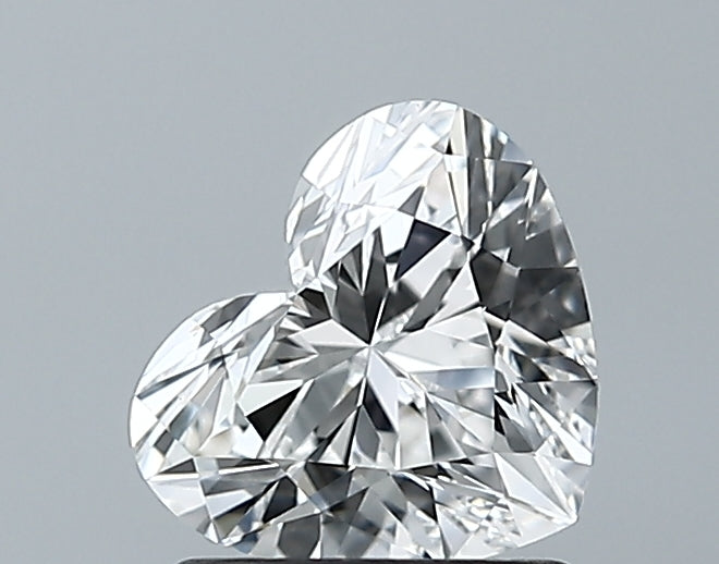 Lab-Grown 1.01 Carat Heart Shape Diamond color E Clarity VVS1 With GIA Certificate, precious stones, engagement diamonds