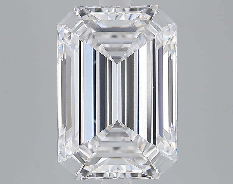 Lab-Grown 5.18 Carat Emerald Cut Diamond color E Clarity VS1 With GIA Certificate, precious stones, engagement diamonds