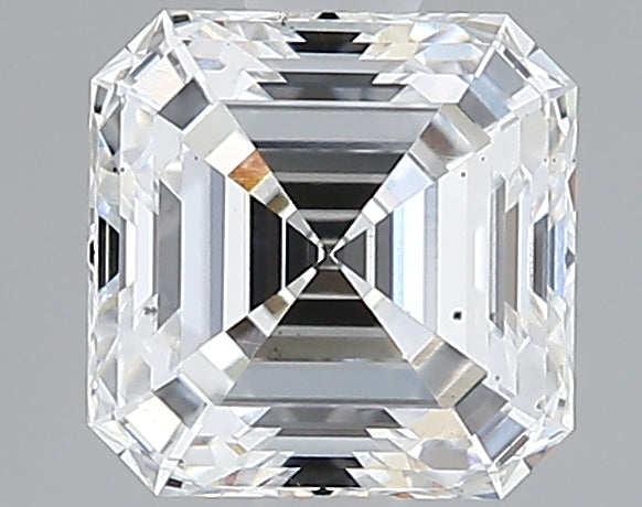 Lab-Grown 1.12 Carat Asscher Cut Diamond color E Clarity VS2 With GIA Certificate, precious stones, engagement diamonds