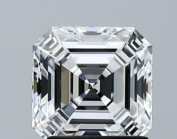 Lab-Grown 1.66 Carat Asscher Cut Diamond color D Clarity VS1 With GIA Certificate, precious stones, engagement diamonds