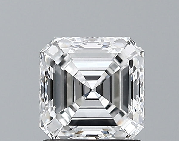 Lab-Grown 1.00 Carat Asscher Cut Diamond color D Clarity VS2 With GIA Certificate, precious stones, engagement diamonds