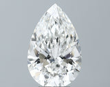 Lab-Grown 3.72 Carat Pear Shape Diamond color F Clarity VS2 With GIA Certificate, precious stones, engagement diamonds