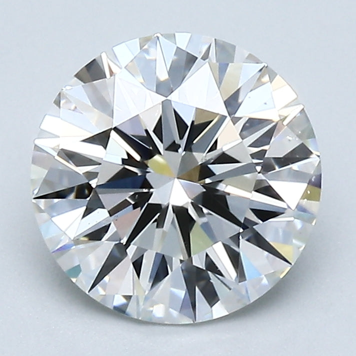 2.01 Carat Round Brilliant Natural Mined Diamond G Color SI1 Clarity With GIA Certificate, natural diamonds, precious stones, engagement diamonds