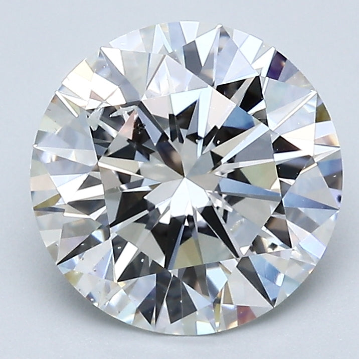 2.45 Carat Round Brilliant Natural Mined Diamond F Color SI2 Clarity With GIA Certificate, natural diamonds, precious stones, engagement diamonds