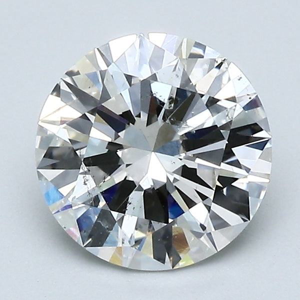 2.03 Carat Round Brilliant Natural Mined Diamond I Color SI1 Clarity With GIA Certificate, natural diamonds, precious stones, engagement diamonds