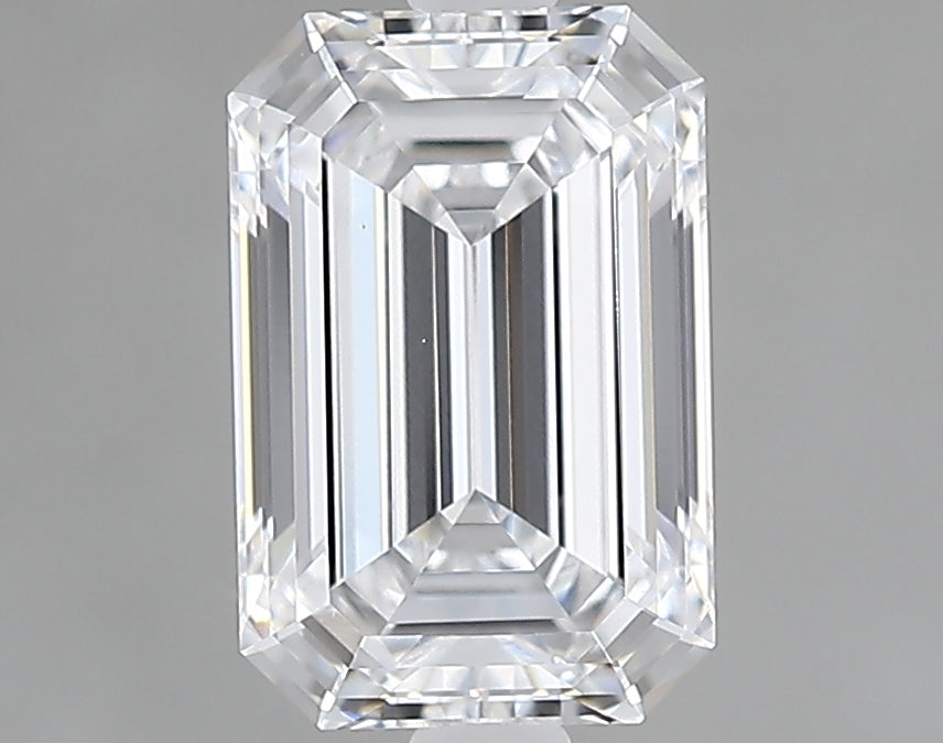 Lab-Grown 1.50 Carat Emerald Cut Diamond color D Clarity VVS2 With GIA Certificate, precious stones, engagement diamonds