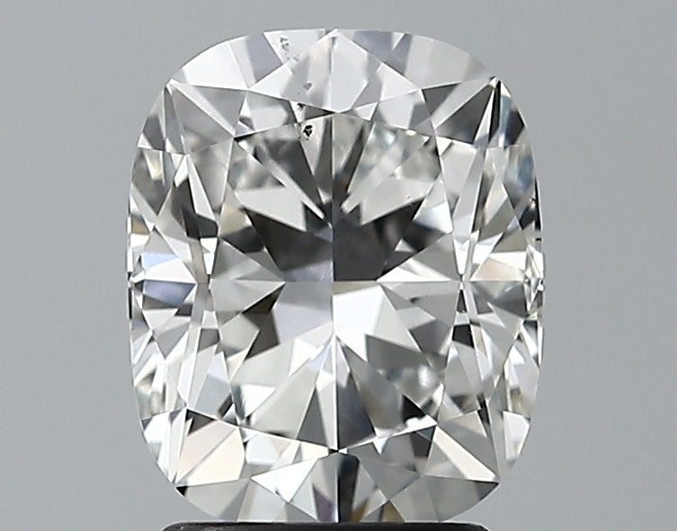 Lab-Grown 2.10 Carat Cushion Modified Brilliant Cut Diamond color G Clarity VS2 With GIA Certificate, precious stones, engagement diamonds
