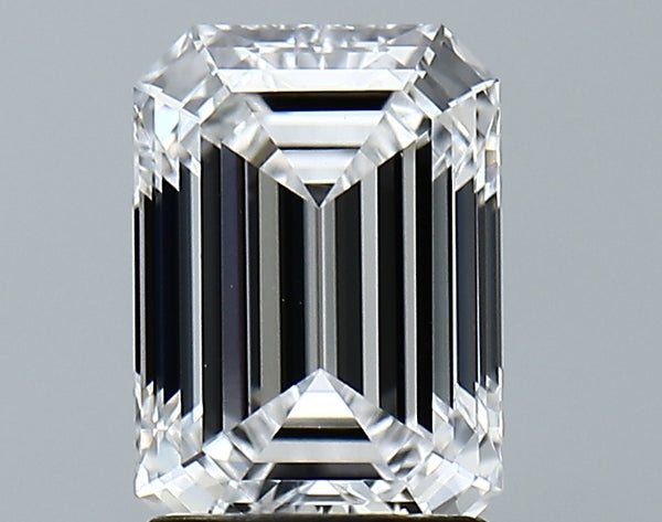 Lab-Grown 2.07 Carat Emerald Cut Diamond color D Clarity VVS2 With GIA Certificate, precious stones, engagement diamonds