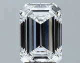 Lab-Grown 3.09 Carat Emerald Cut Diamond color E Clarity VVS2 With GIA Certificate, precious stones, engagement diamonds