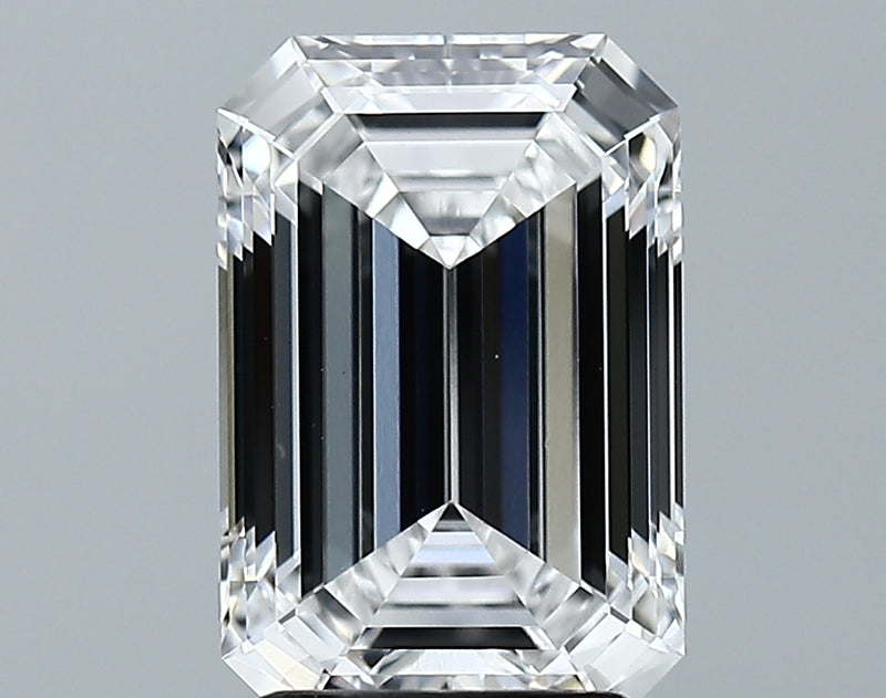 Lab-Grown 3.09 Carat Emerald Cut Diamond color E Clarity VVS2 With GIA Certificate, precious stones, engagement diamonds