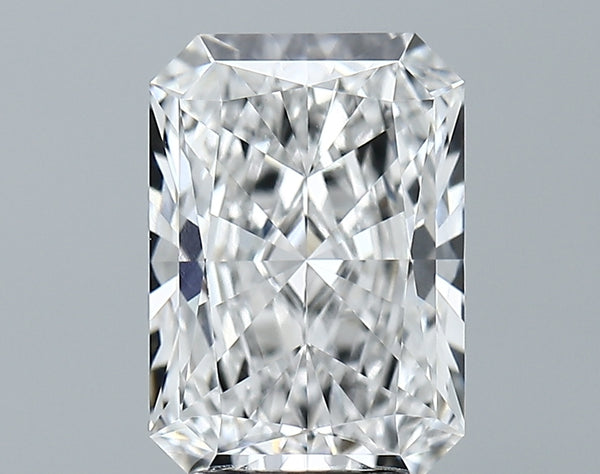 Lab-Grown 3.18 Carat Radiant Cut Diamond color E Clarity VVS2 With GIA Certificate, precious stones, engagement diamonds