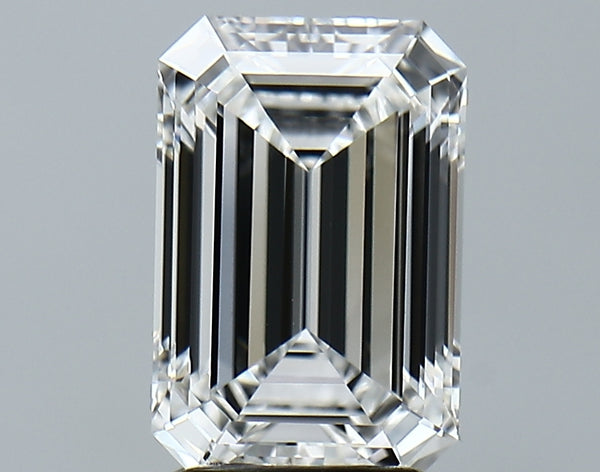 Lab-Grown 2.82 Carat Emerald Cut Diamond color E Clarity VVS2, precious stones, engagement diamonds