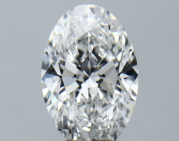 Lab-Grown 4.52 Carat Oval Shape Diamond color D Clarity VVS2 With GIA Certificate, precious stones, engagement diamonds