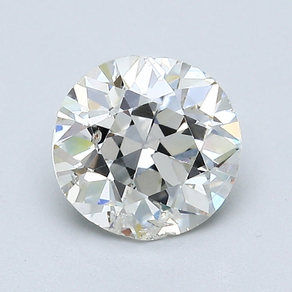 1.66 Carat Old European Cut Vintage Natural Mined Diamond J Color I1 Clarity With GIA Certificate, natural diamonds, precious stones, engagement diamonds