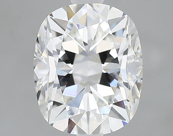 Lab-Grown 2.04 Carat Cushion Modified Brilliant Cut Diamond color E Clarity VVS1, precious stones, engagement diamonds