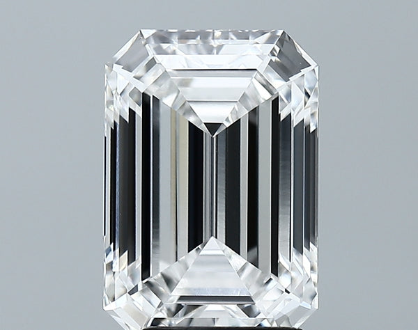 Lab-Grown 3.89 Carat Emerald Cut Diamond color E Clarity VVS2 With GIA Certificate, precious stones, engagement diamonds