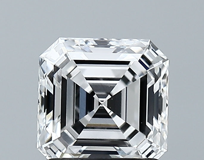 Lab-Grown 1.53 Carat Asscher Cut Diamond color E Clarity VVS1 With GIA Certificate, precious stones, engagement diamonds