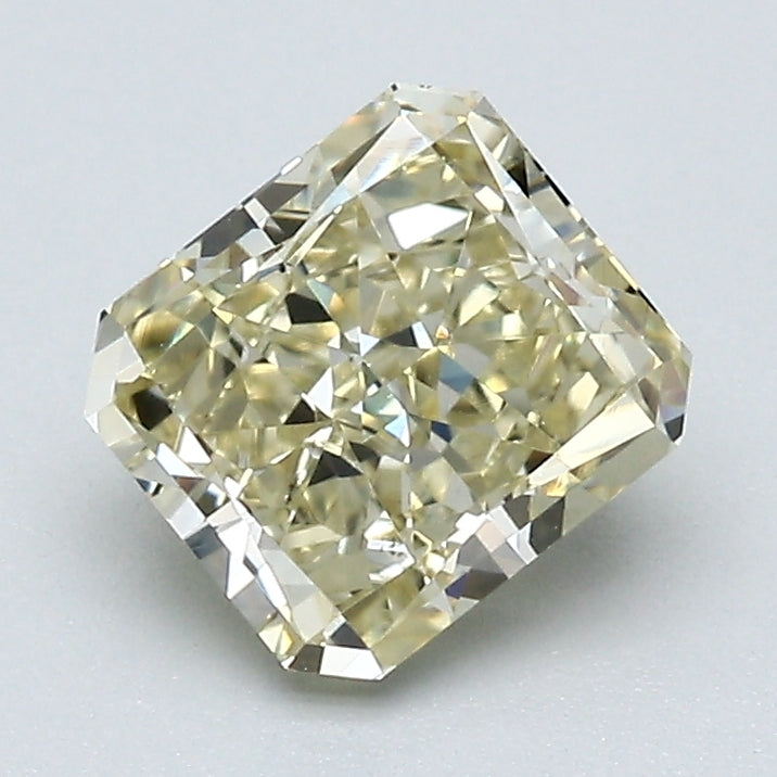 1.38 Carat Radiant Cut Diamond color Fancy Light Brownish Yellow Clarity VS1, natural diamonds, precious stones, engagement diamonds