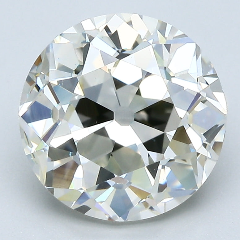 3.45 Carat Old European Cut Natural Mined Diamond K Color VS2 Clarity With GIA Certificate, natural diamonds, precious stones, engagement diamonds