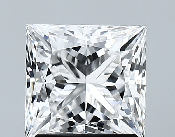 Lab-Grown 1.73 Carat Princess Cut Diamond color E Clarity VVS2 With GIA Certificate, precious stones, engagement diamonds