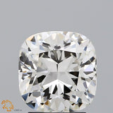 Lab-Grown 2.60 Carat Cushion Brilliant Diamond color I Clarity VS1, precious stones, engagement diamonds