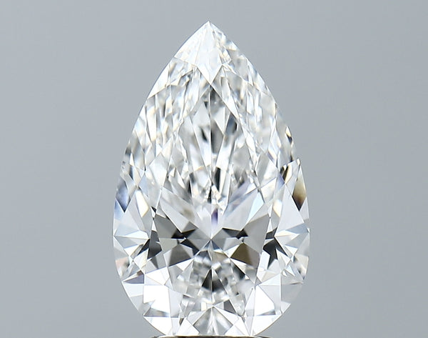 Lab-Grown 3.15 Carat Pear Shape Diamond color E Clarity VS1 With GIA Certificate, precious stones, engagement diamonds