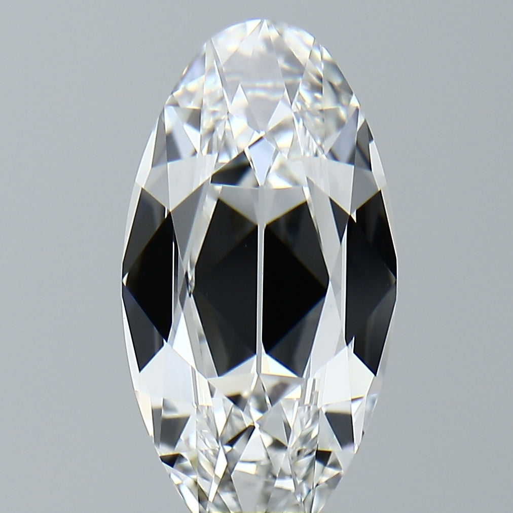 Lab-Grown 4.81 Carat Antique Oval Shape Diamond color E Clarity VVS2, precious stones, engagement diamonds