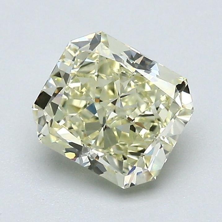 1.27 Carat Radiant Cut Natural Mined Diamond Fancy Light  Yellow Color IF Clarity With GIA Certificate, natural diamonds, precious stones, engagement diamonds