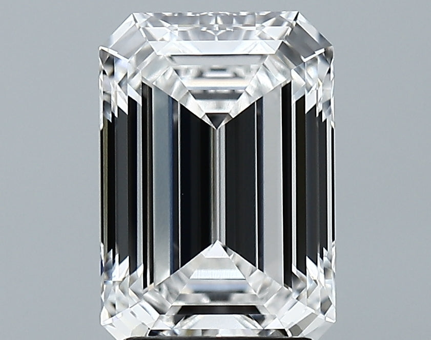 Lab-Grown 2.89 Carat Emerald Cut Diamond color E Clarity VVS2 With GIA Certificate, precious stones, engagement diamonds