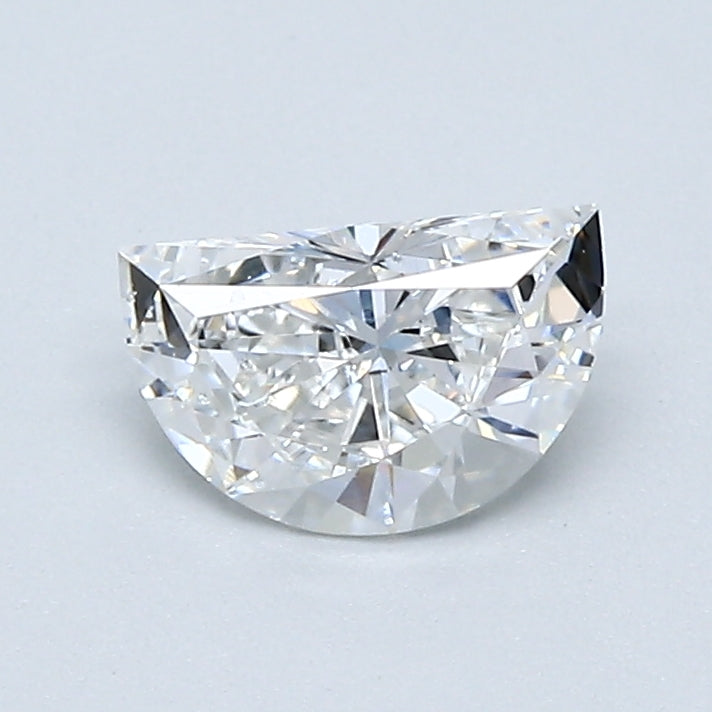 0.65 Carat Half Moon Shape Diamond color H Clarity I1, natural diamonds, precious stones, engagement diamonds