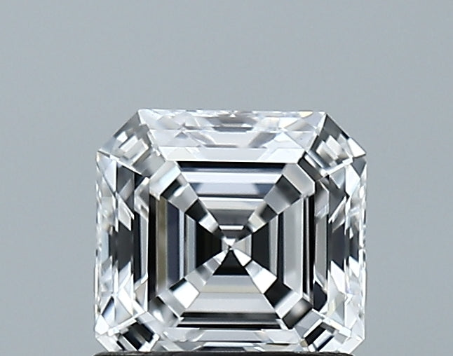 Lab-Grown 1.05 Carat Asscher Cut Diamond color D Clarity VS1 With GIA Certificate, precious stones, engagement diamonds