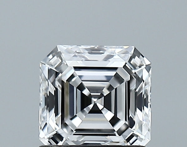 Lab-Grown 1.05 Carat Asscher Cut Diamond color D Clarity VS1 With GIA Certificate, precious stones, engagement diamonds