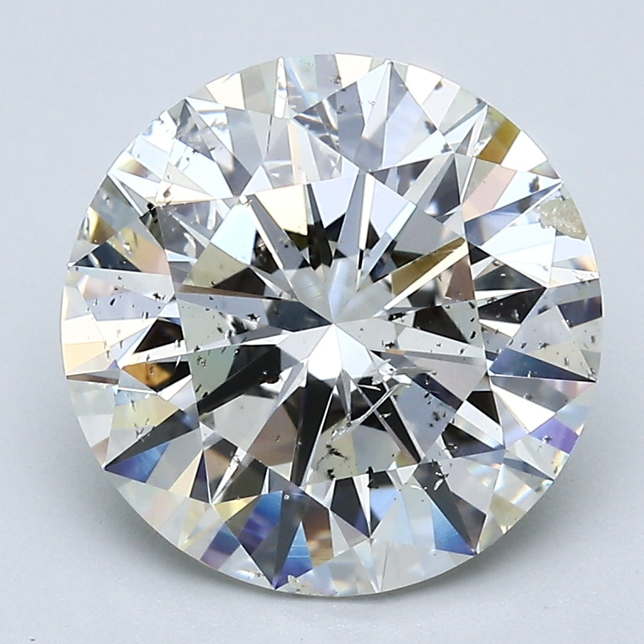 5.31 Carat Round Brilliant Natural Mined Diamond J Color I1 Clarity With GIA Certificate, natural diamonds, precious stones, engagement diamonds