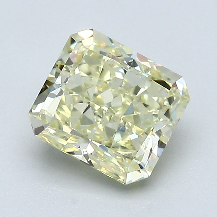 1.31 Carat Radiant Cut Natural Mined Diamond Fancy Light  Yellow Color SI2 Clarity With GIA Certificate, natural diamonds, precious stones, engagement diamonds