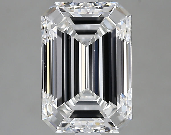 Lab-Grown 3.11 Carat Emerald Cut Diamond color E Clarity VVS2, precious stones, engagement diamonds